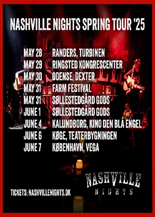 Se Nashville Nights Spring Tour 2025 i Kino Den Blå Engel